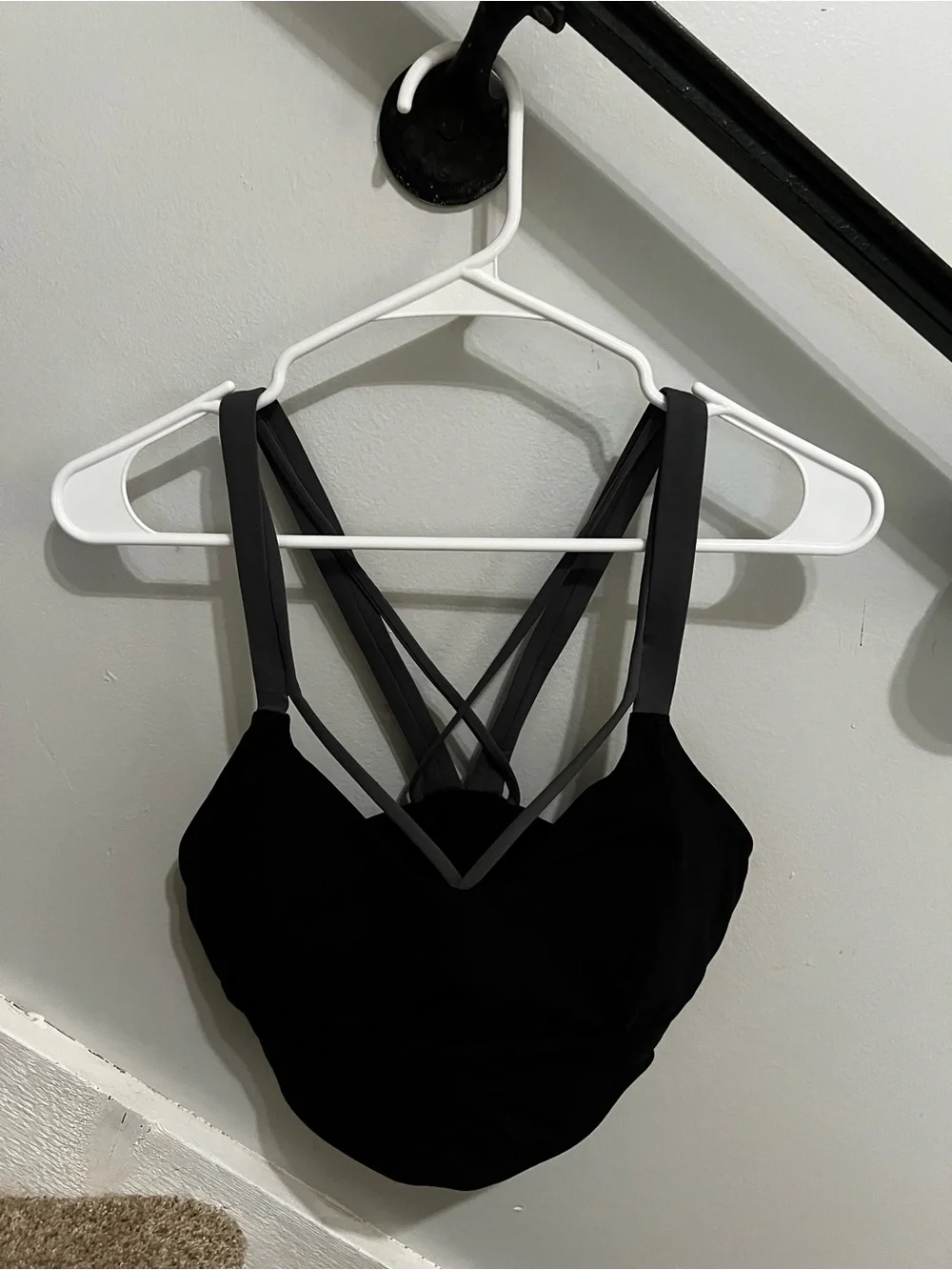 lululemon athletica Black Strappy Sports Bra